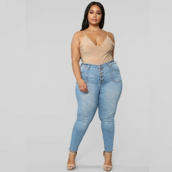 𝅺Fashion Nova Nequita ll High Rise Skinny Jeans - Women's - Picture 1 of 12